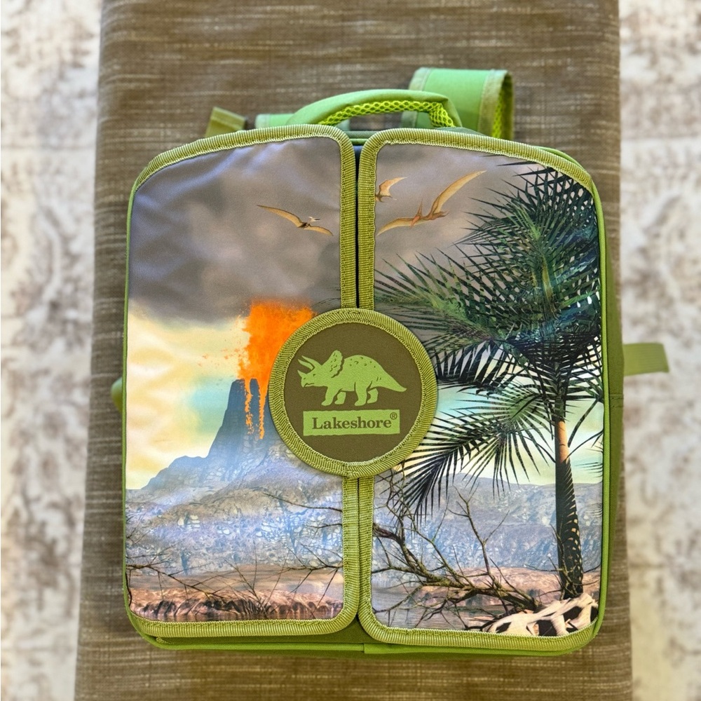Lakeshore Green Dinosaur Adventure Backpack